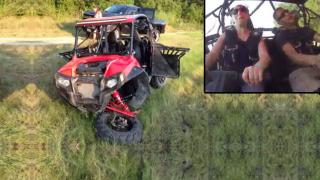 Polaris ATV Crashes And Rolls Five Times!
