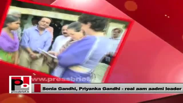 Priyanka Gandhi Vadra and Sonia Gandhi : Two enthusiastic Congress leaders