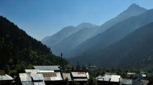 Beautiful Sunrise in Pahalgam over Himalayas Kashmir India 2013