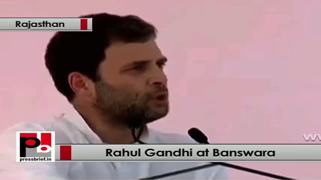 Rahul Gandhi: Congress has run the government of common man in Rajasthan