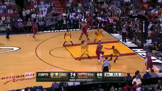 LeBron James and Dwyane Wade Combine to Beat the Pacers