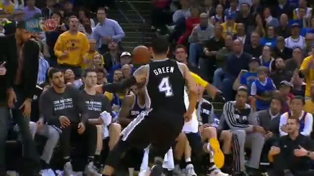 NBA: Andre Iguodala Dives Into the Stands For the Save!