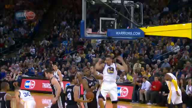 NBA: Stephen Curry Dances and Dishes to David Lee for the Jam