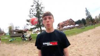 Surprise Soccer Ball To The Head