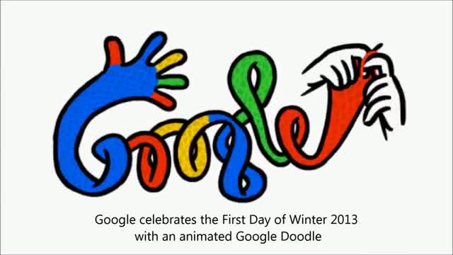 First Day of Winter 2013 Google Doodle