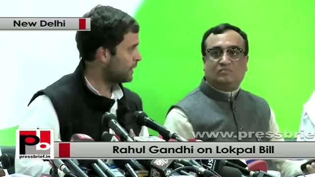 Rahul Gandhi: Our job is to give this country a powerful Lokpal Bill