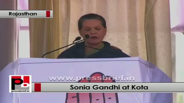 Sonia Gandhi: Congress government in Rajasthan utilized central funds effectively