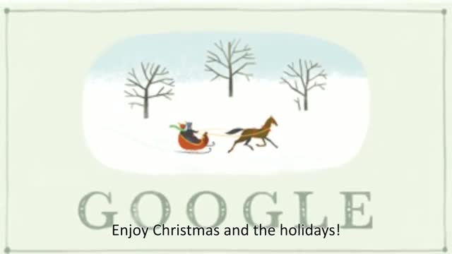 Google wishes 'Happy Holidays' with a Doodle