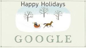 25 Deember 2013 - Happy Holidays Google Doodle 2013