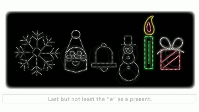 Happy Holidays from Google Doodle