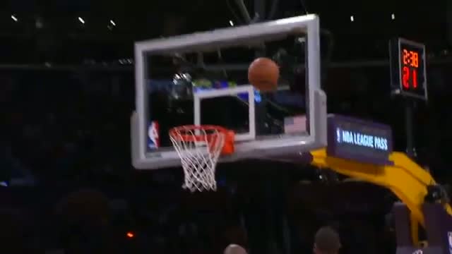 NBA: Dwyane Wade Goes Off the Glass to LeBron James for the EPIC Slam