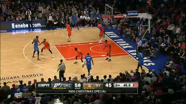 NBA: Kevin Durant Corrals the Knicks at MSG
