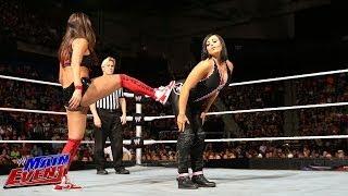 The Bella Twins & Natalya vs. AJ Lee, Tamina & Aksana: WWE Main Event, Dec. 25, 2013
