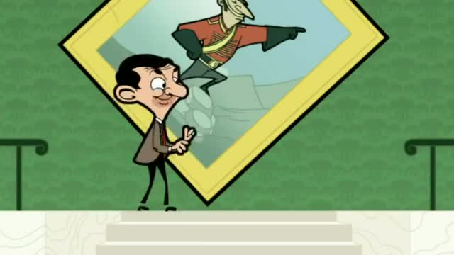 Mr Bean's antics at the National Gallery - Mr Bean Animated