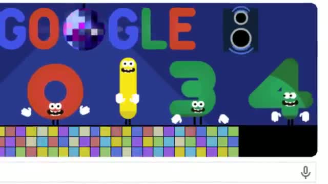 Happy New Year's Eve 2013/2014 Google Doodle [HD]
