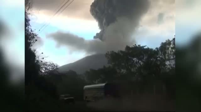 Erupting Volcano Caught on Camera