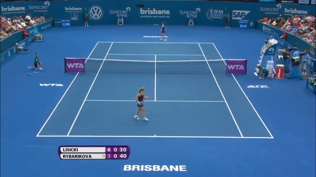 2014 Brisbane International Day 1 WTA Highlights