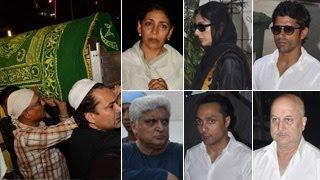 Bollywood Celebrities at Farooq Sheikh's FUNERAL