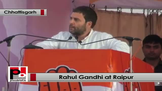 Rahul Gandhi: BJP talked about violence but neglects the Chhattisgarh