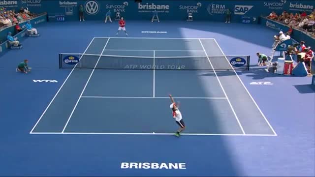 Matthew Ebden v Kei Nishikori - Highlights Men's Singles Round 2: Brisbane International 2014