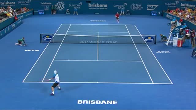 Feliciano Lopez v Lleyton Hewitt - Highlights Men's Singles Round 2: Brisbane International 2014