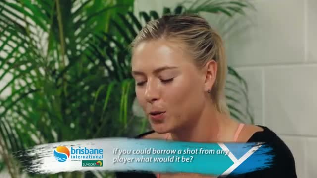 Quick Questions Maria Sharapova: Brisbane International 2014