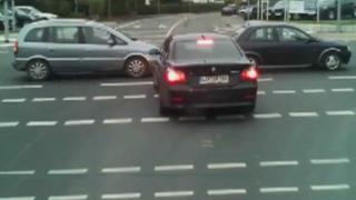 Self-Entitled BMW Driver Pays The Price For His Impatience