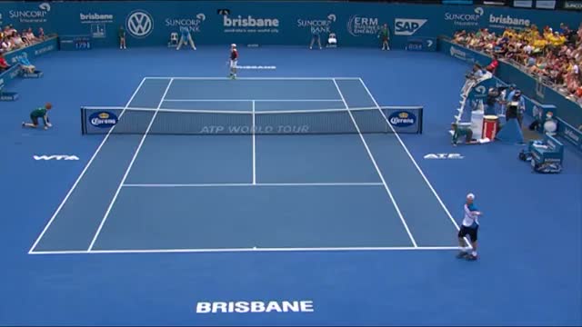 Lleyton Hewitt v Kei Nishikori - Highlights Men's Singles Semi Finals: Brisbane International 2014