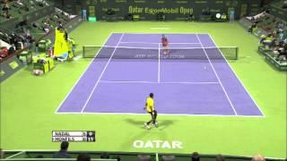 Doha 2014 Saturday Highlights Nadal Monfils