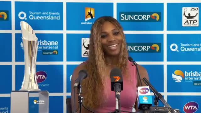 Serena Williams - Womens Final Press Conference - Brisbane International 2014