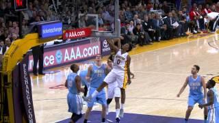 NBA: Nick Young Attacks the Rack at Full Steam