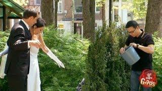 Bride and Groom Get Splashed - Just For Laughs Gags