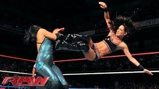 The Bella Twins vs. Alicia Fox & Aksana: WWE Raw, Jan. 6, 2014