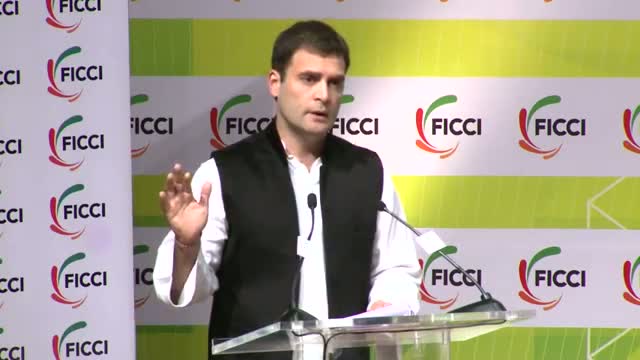 Rahul Gandhi talks about RTI being passed by the UPA government during his address at FICCI.