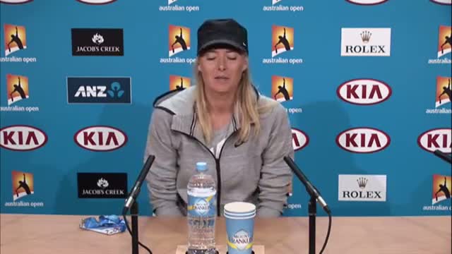 Maria Sharapova press conference - 2014 Australian Open