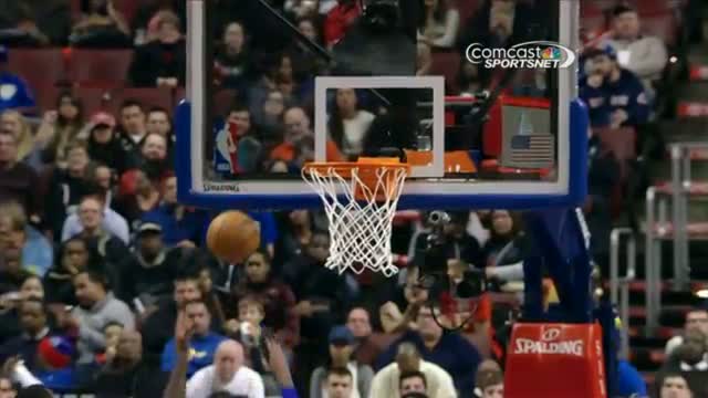 NBA: Josh Smith DENIES Michael Carter-Williams' Dunk