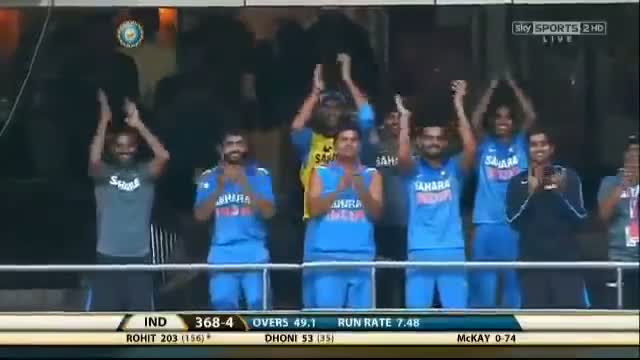 last 2 overs India's batting in 7th ODI vs Australia