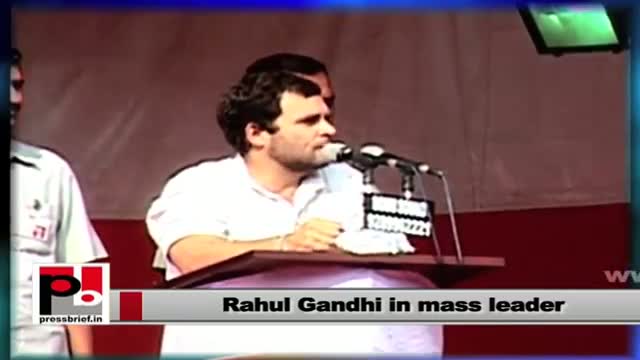 Rahul Gandhi: Young leader for the masses