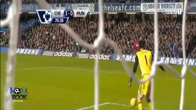 Petr Cech Amazing Skill vs Javier Hernandez Chelsea 3 1 Manchester United 19 01 2014 HD