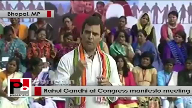 Rahul Gandhi interacts with women representatives on Congress Manifesto part 04