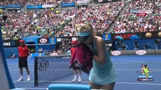 Maria Sharapova Vs AlizÃ© Cornet TIE BREAK Australian Open 2014 R3 FULL HD