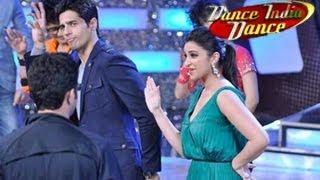 Parineeti Chopra & Siddharth Malhotra on Dance India Dance 25th January 2014