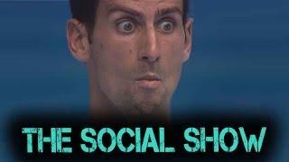 The Social Show: Roger meets an eagle! - 2014 Australian Open
