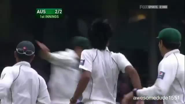 Mohammad Sami 3 for 27 vs Australia 2nd Test SCG Sydney - January 2010 - HD Video