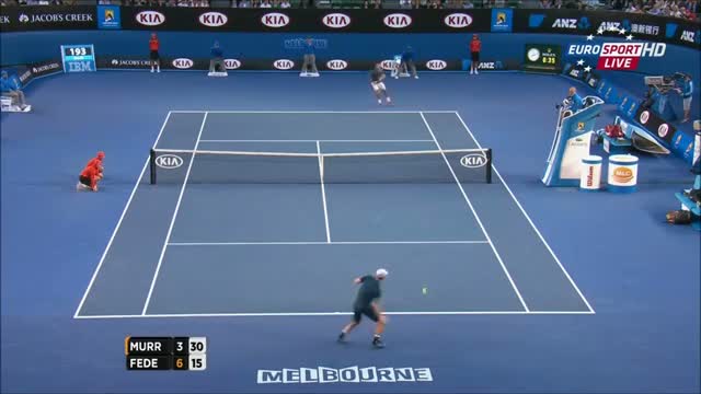 Roger Federer Vs Andy Murray Australian Open 2014 HIGHLIGHTS QF Full HD - PART 1