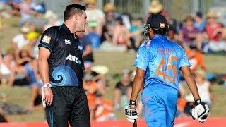 Fall of Wickets of India - India Vs New Zealand 2nd ODI 22nd Jan 2014 at Hamilton