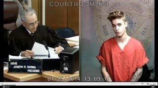Justin Bieber Faces the Judge for DUI Arrest Video