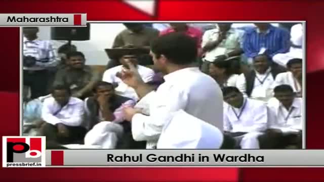 Rahul Gandhi holds consultation on Congress Manifesto at Wardha(Maharashtra)