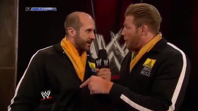 Antonio Cesaro interviews Jack Swagger about the upcoming WWE Royal Rumble Video