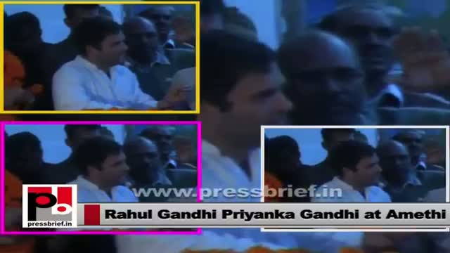 Rahul Gandhi, Priyanka Gandhi : Two symbols of development and unity